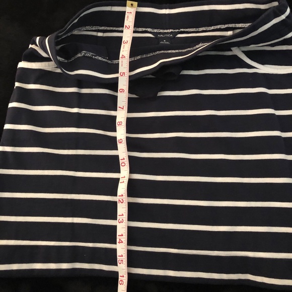 Nautica. Nautical stripe skirt. - Picture 3 of 4